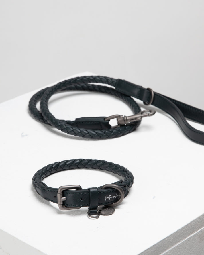 Ferdinando - Dark Hardware Braided Leather Collars