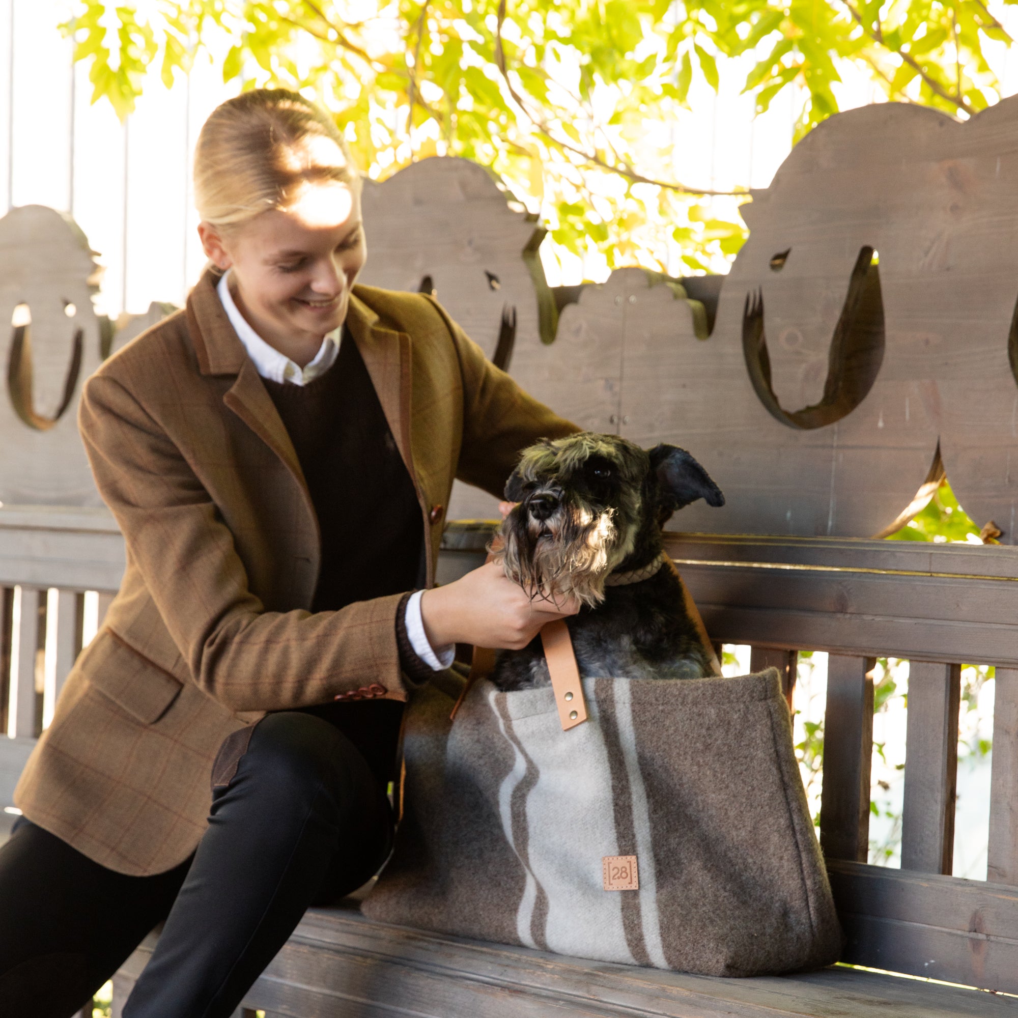 Inge - Borsa per cani in lana riciclata