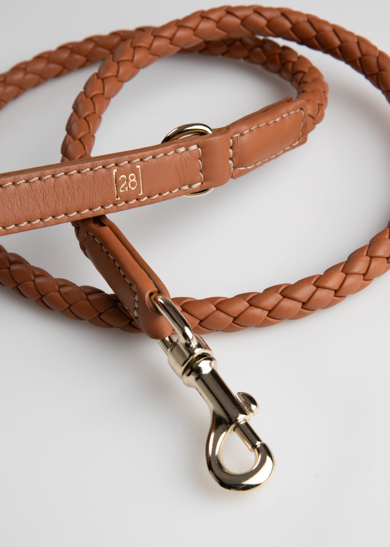 Ferdinando - Guinzaglio in pelle intrecciata