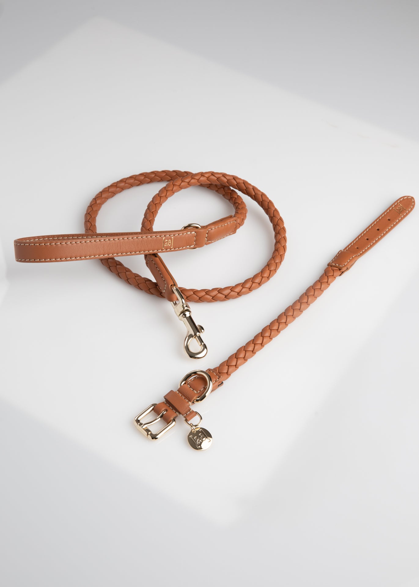 Ferdinando - Collare in pelle intrecciata