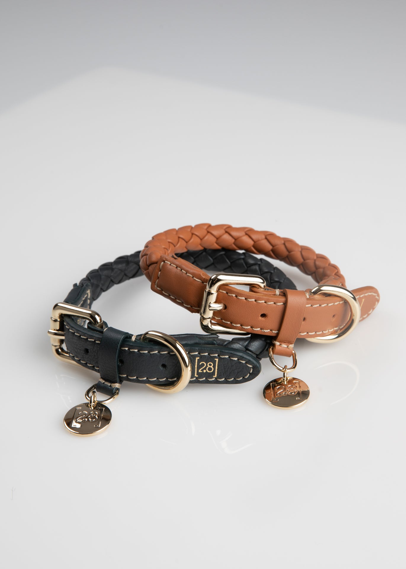 Ferdinando - Collare in pelle intrecciata