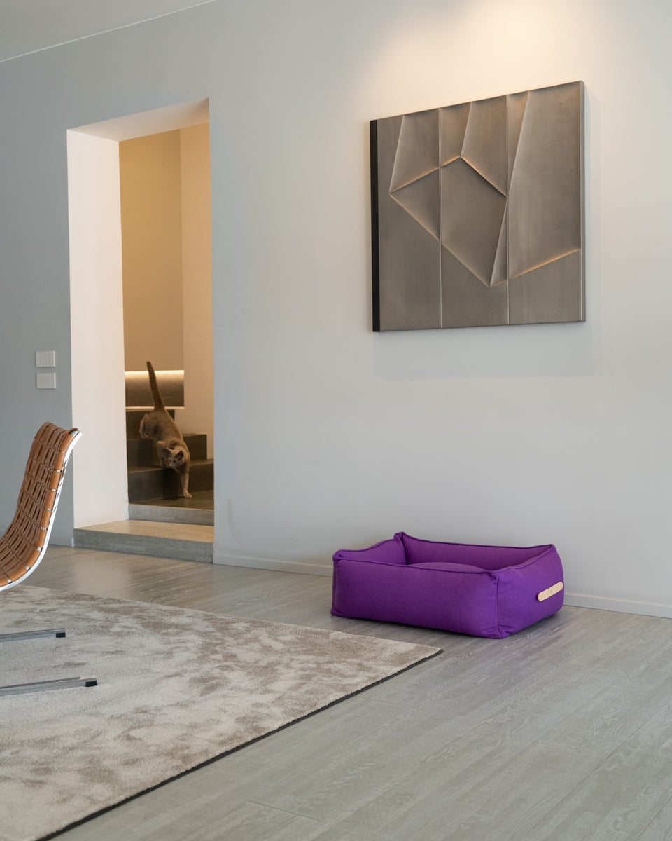 Edward - Colorful Pure Wool Dog Bed