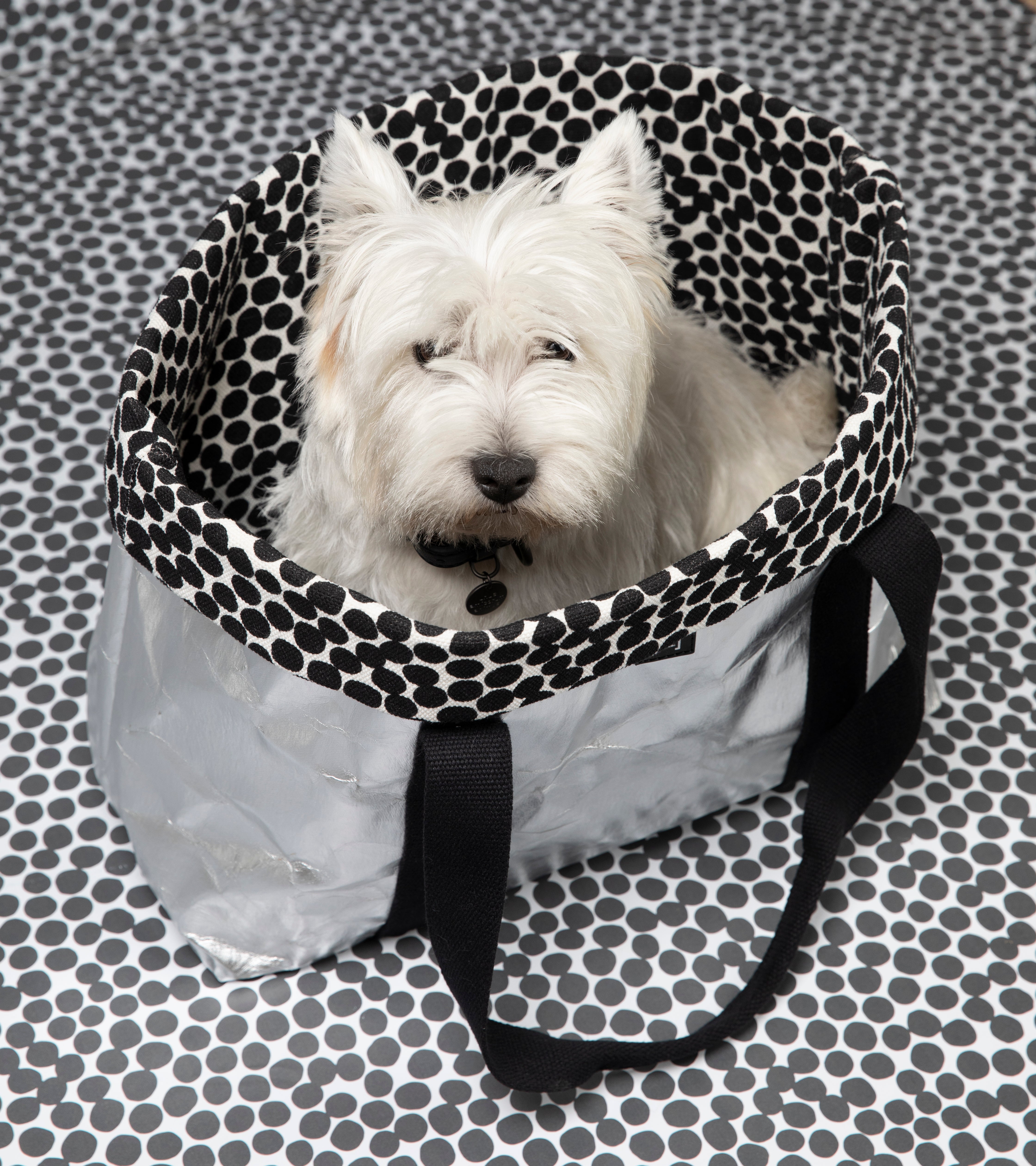 DOROTHEA SILVER DOTTO by Paola NAVONE – Waxed Paper Bag