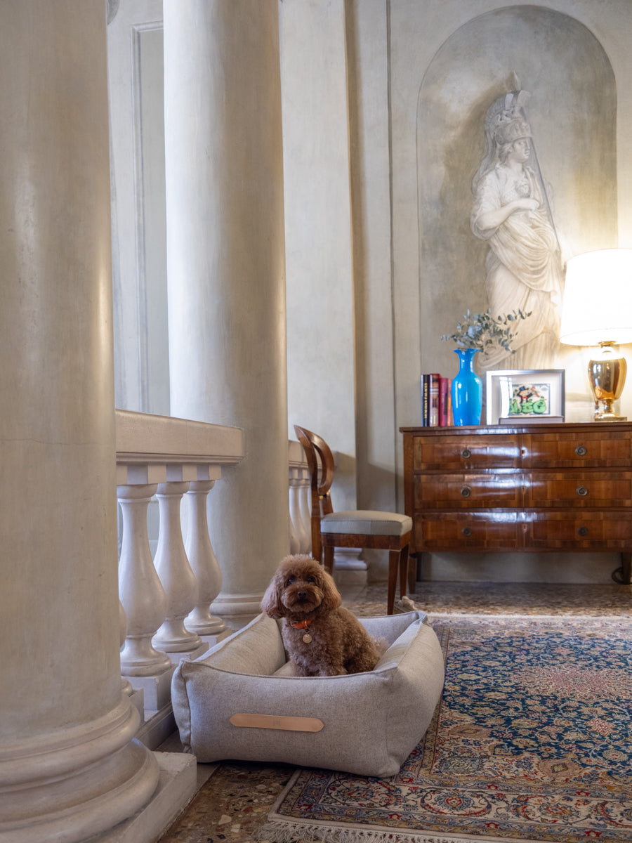 Edward – Hundebett aus Reiner Wolle