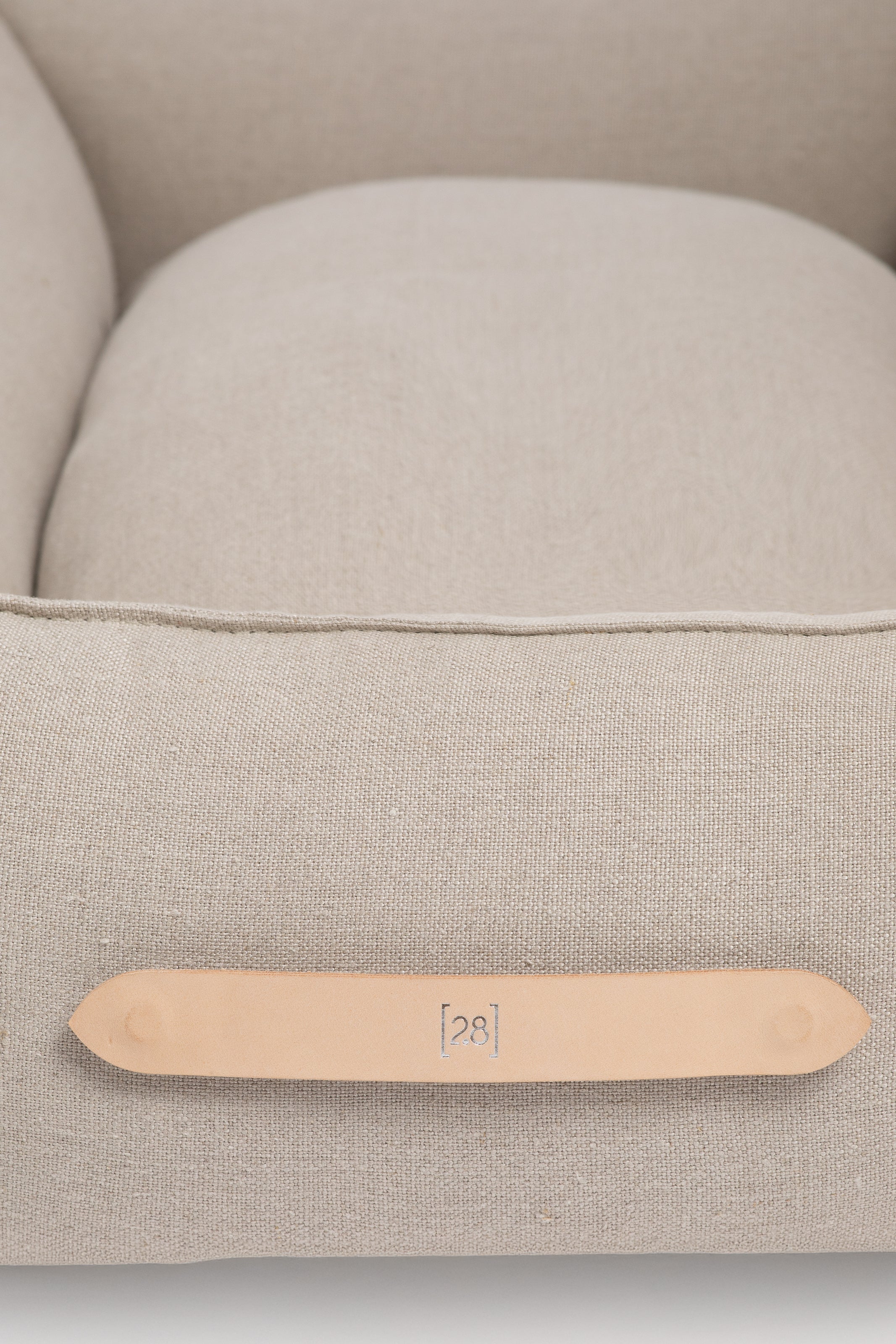 Edward - Pure Linen Dog Bed