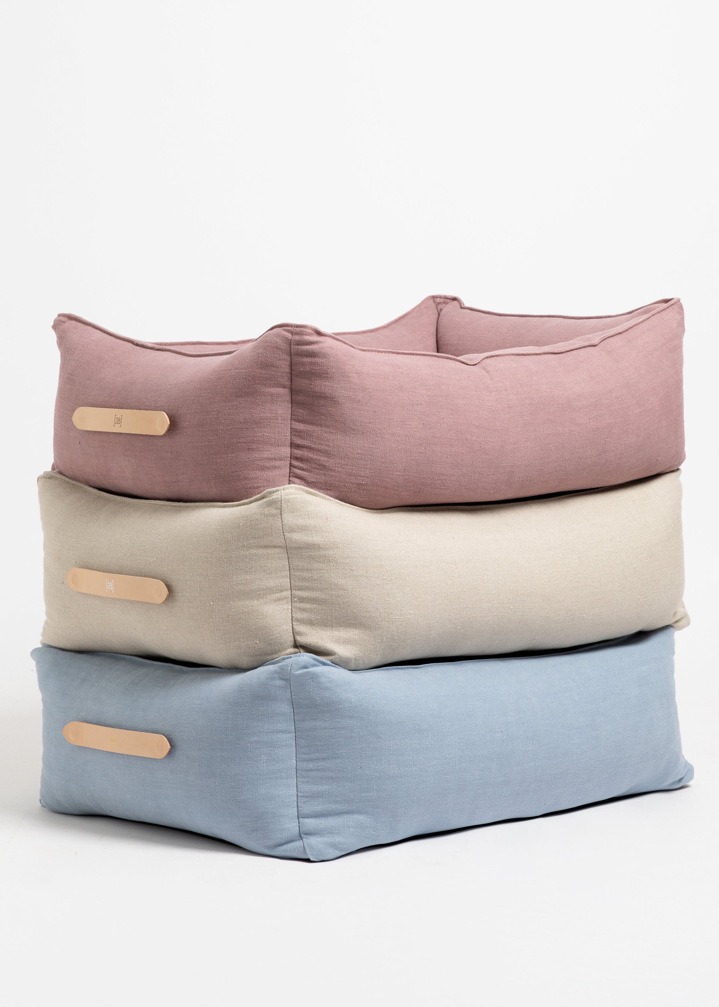 Edward - Pure Linen Dog Bed