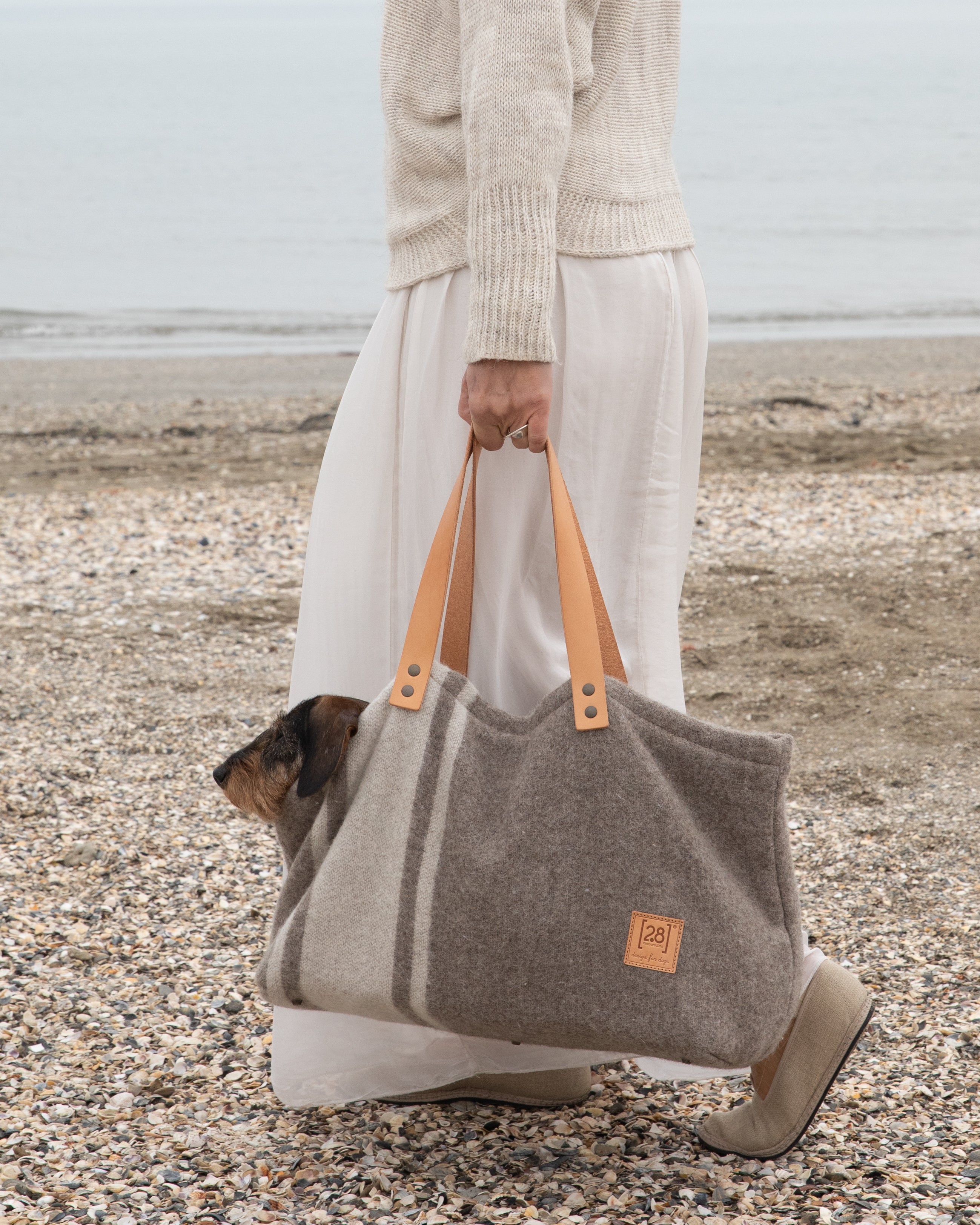 Inge - Borsa per cani in lana riciclata