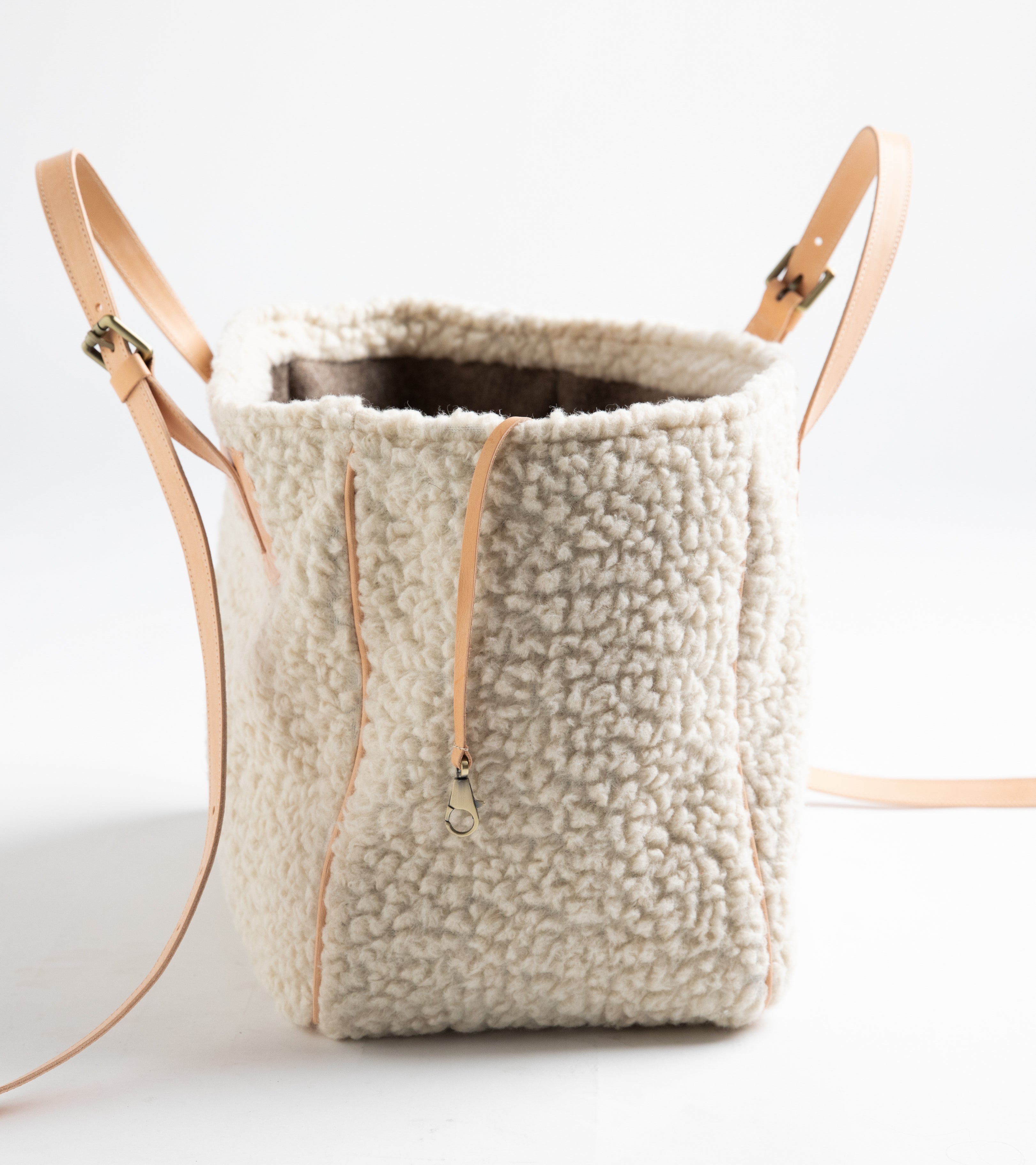 Margaret - Borsa per cani in lana bouclé