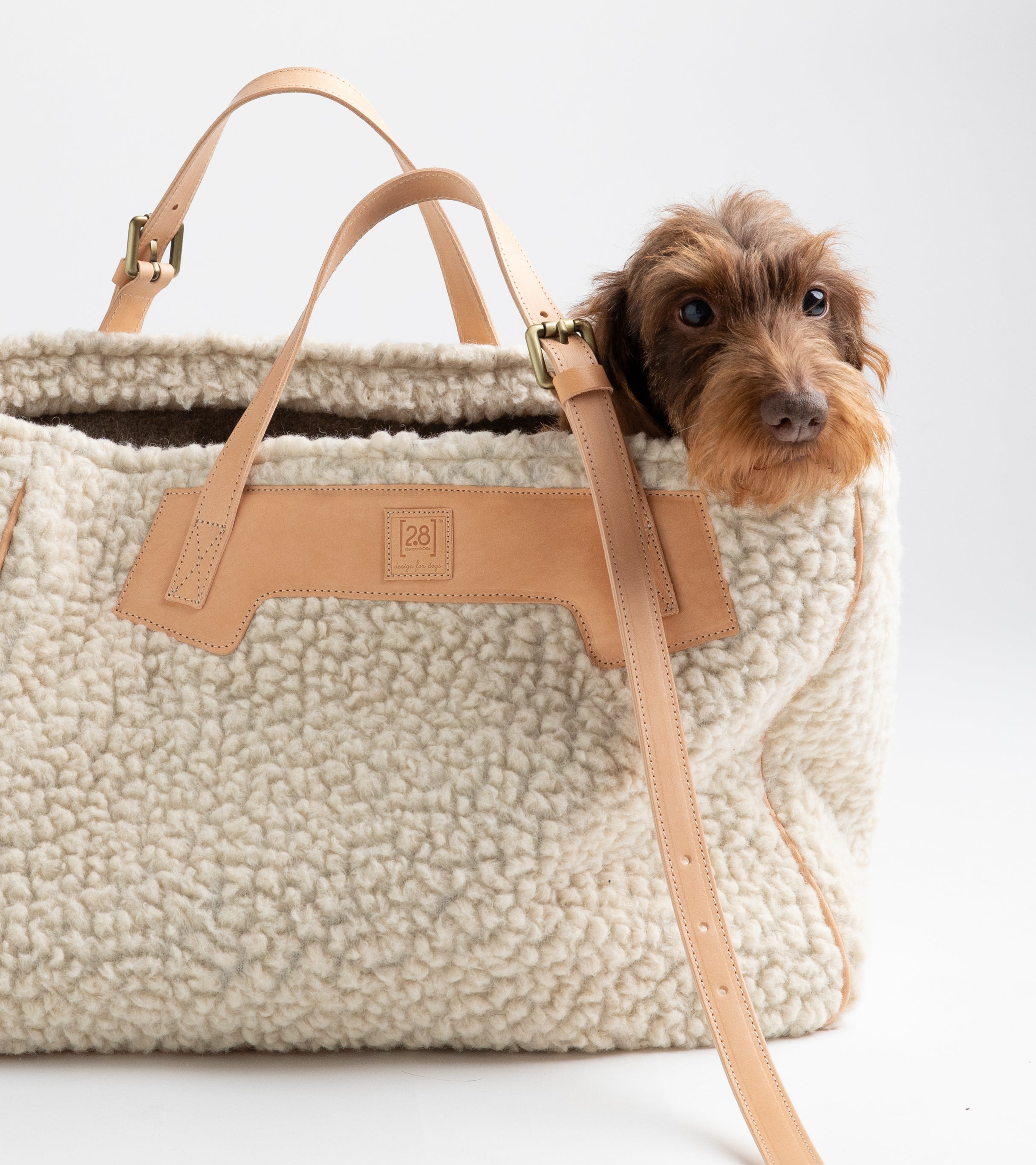 Margaret - Borsa per cani in lana bouclé