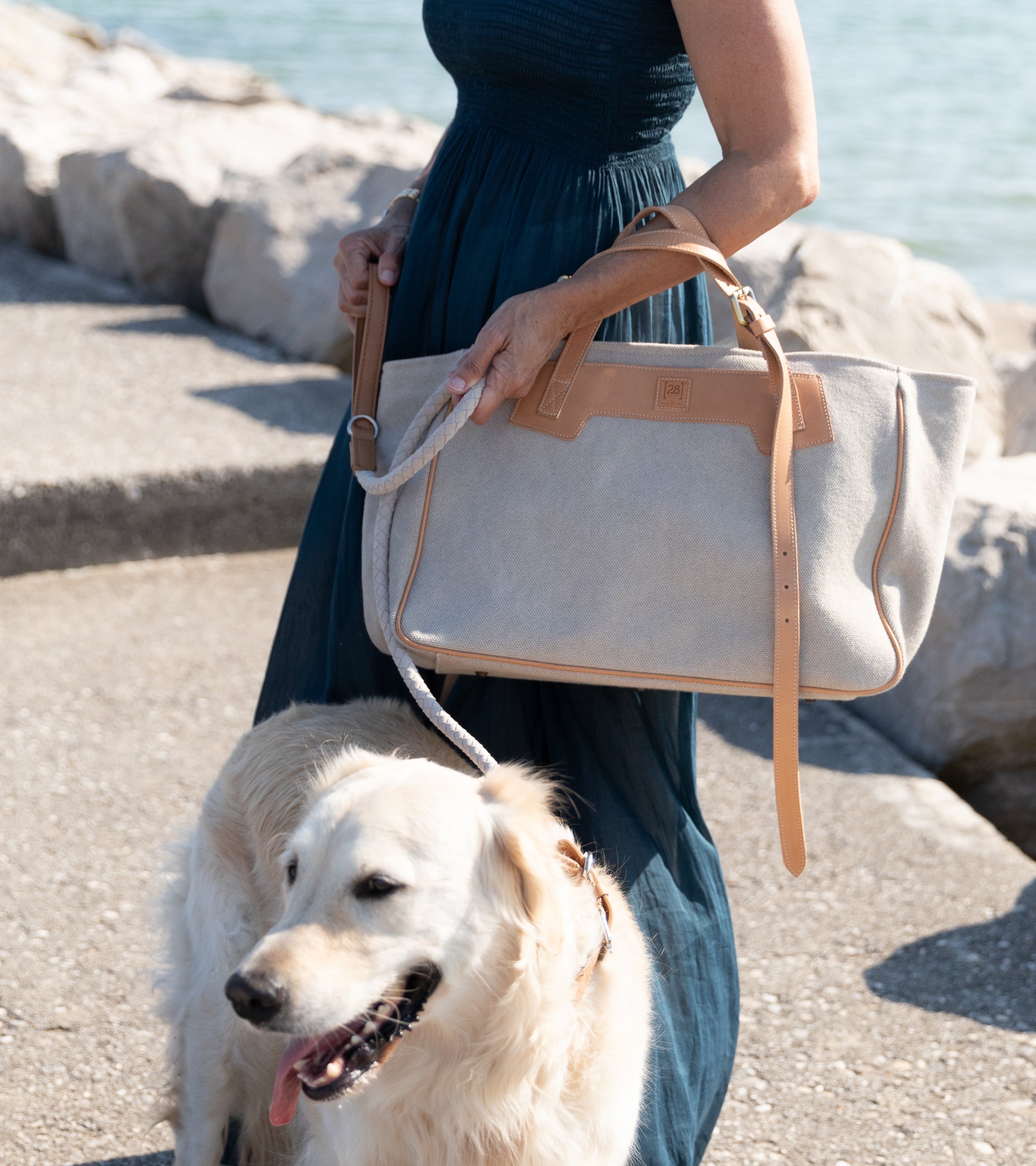 Margaret – Borsa per cani in cotone organico