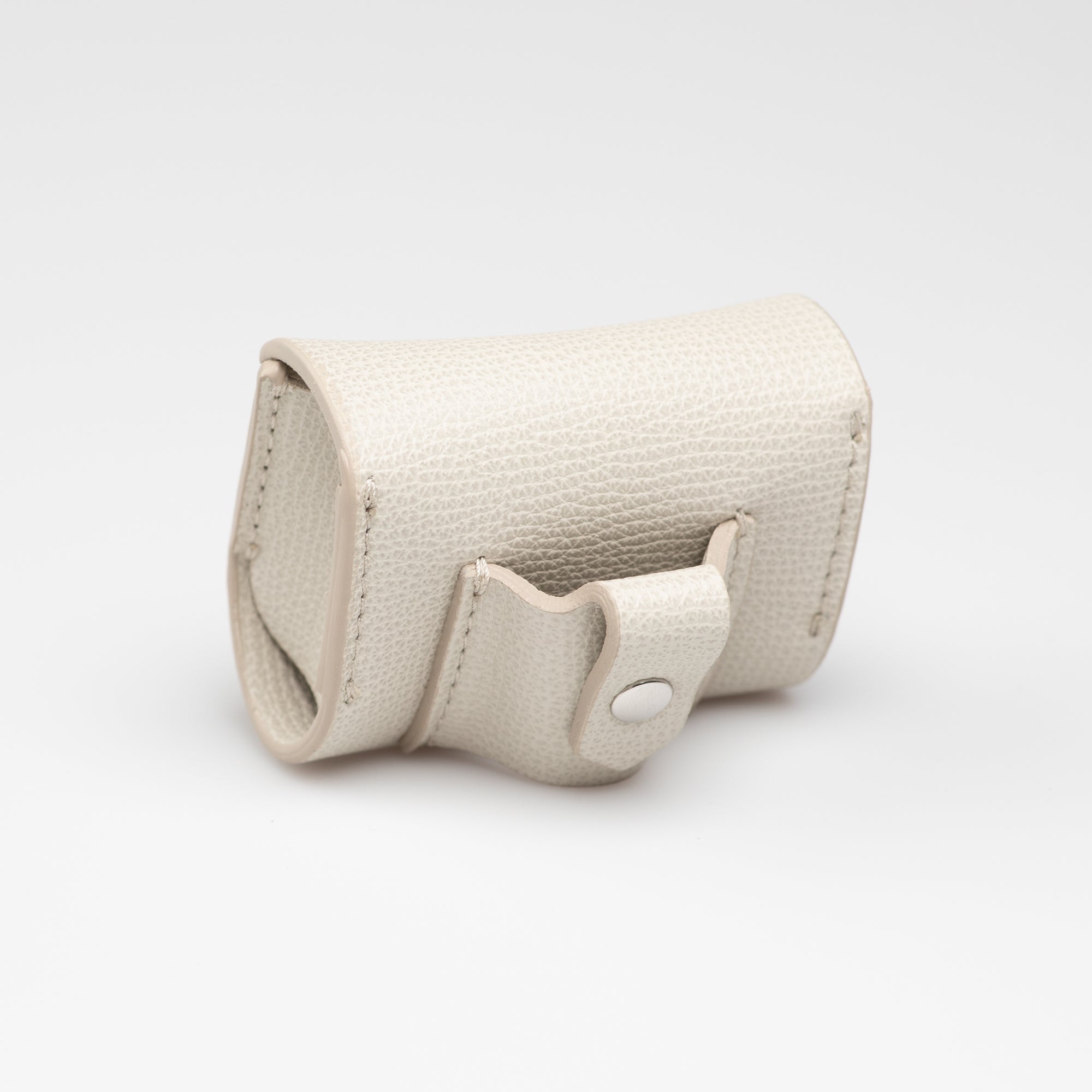 Martin - Printed Leather Poop Bag Holder