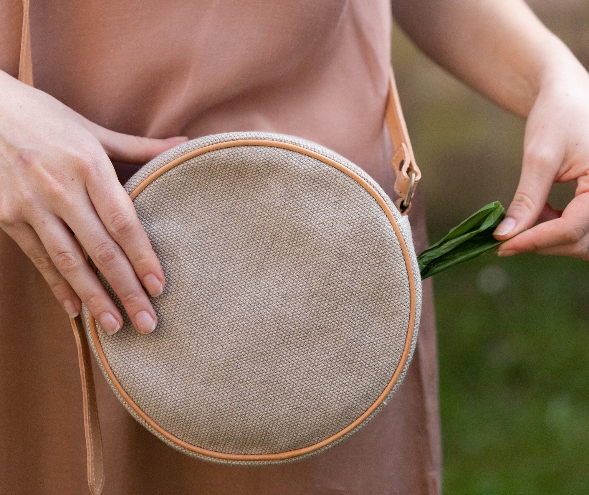 Mini Margaret Organic Cotton Round Bag
