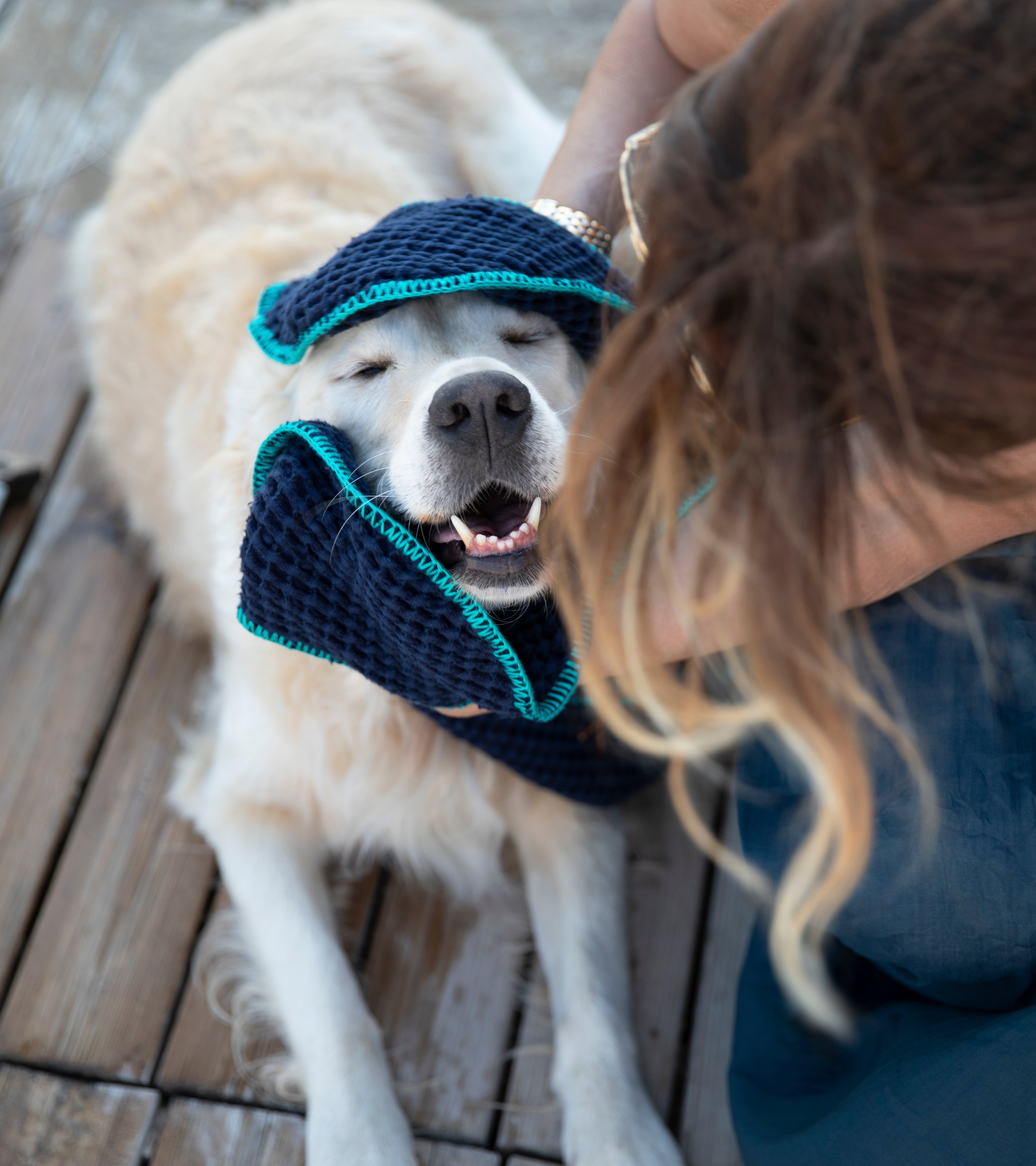 Sally Cotton Dog Towel