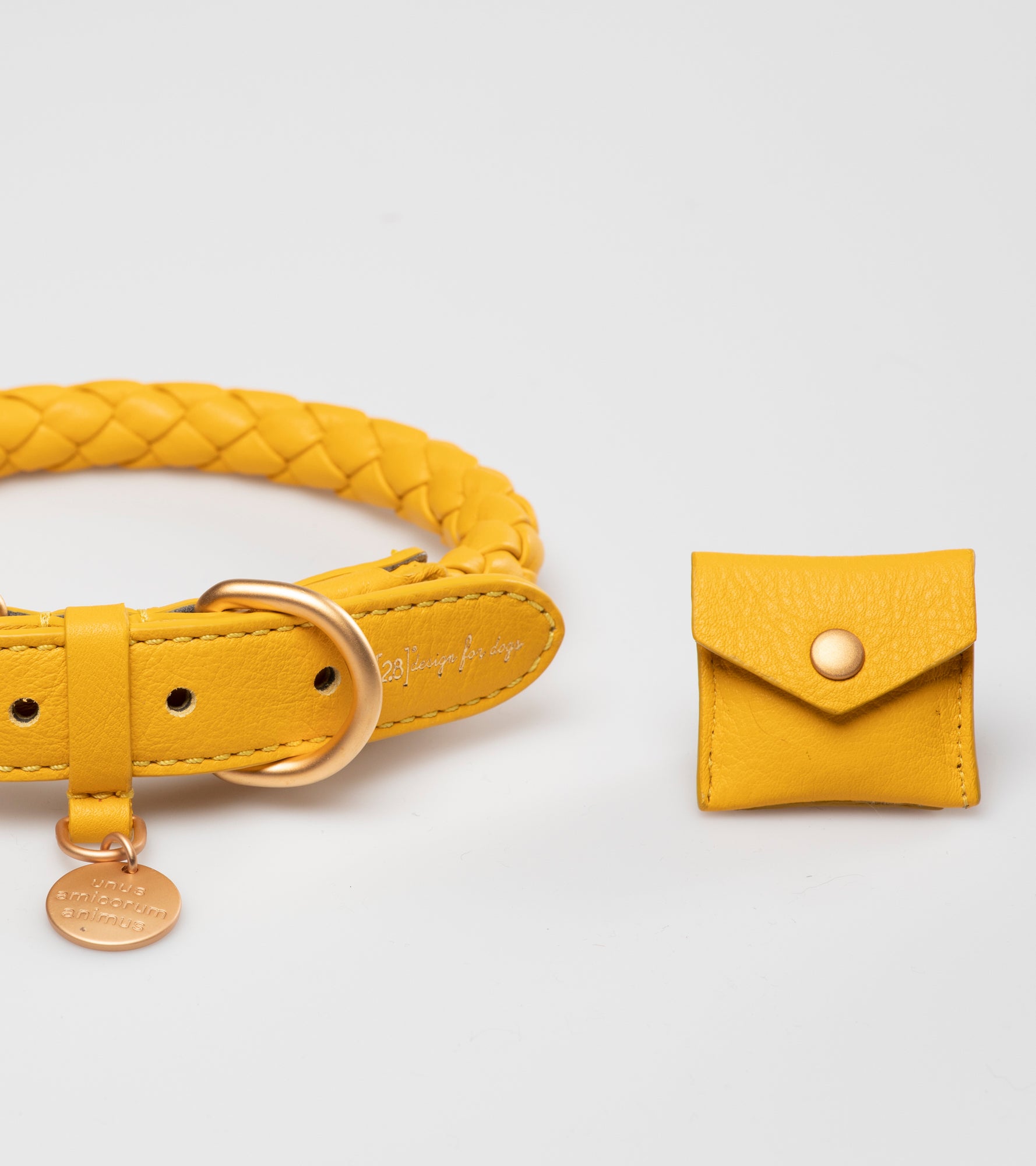 Ugo Airtag Holder Dog Collar Leather