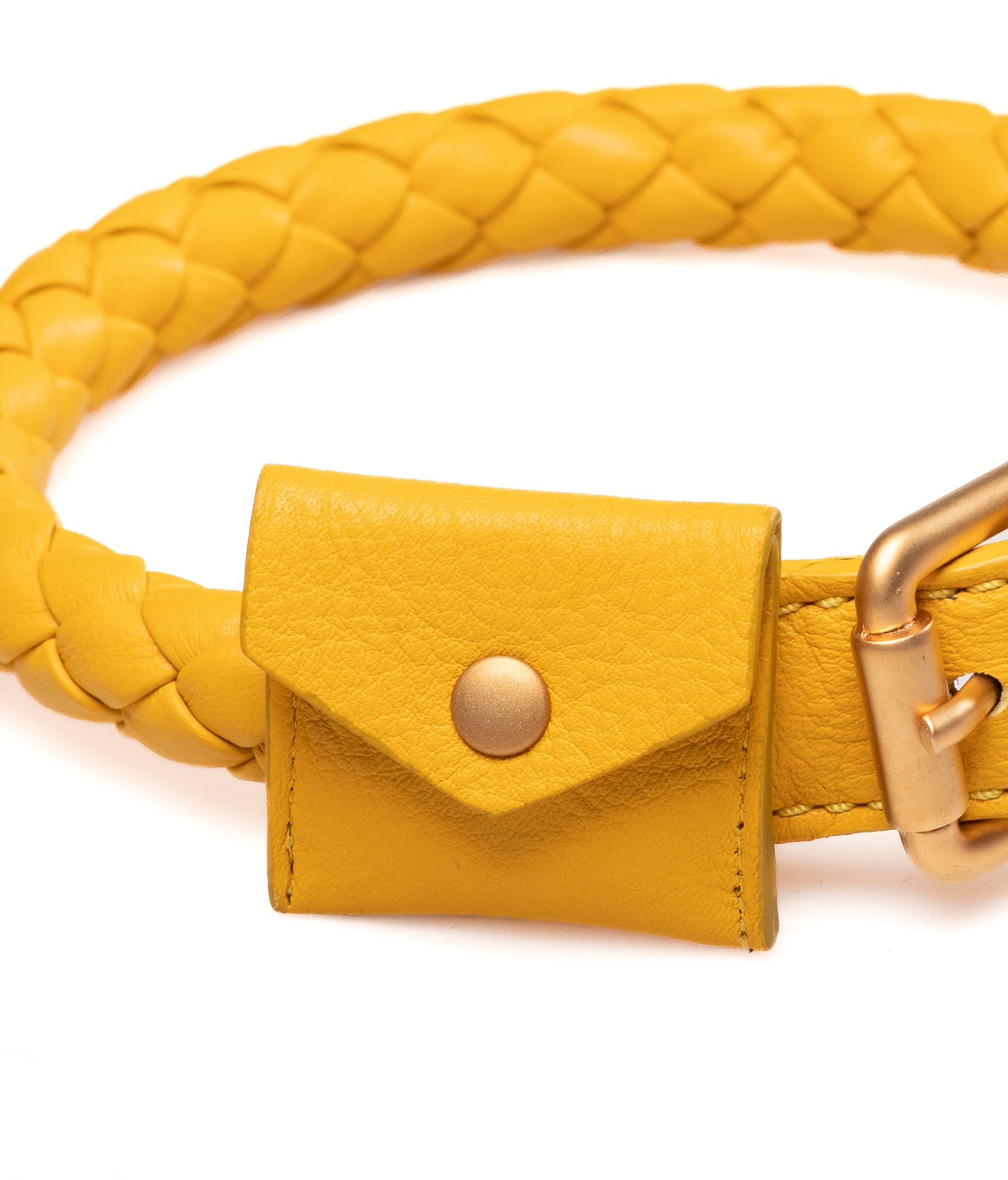 Ugo Airtag Holder Dog Collar Leather