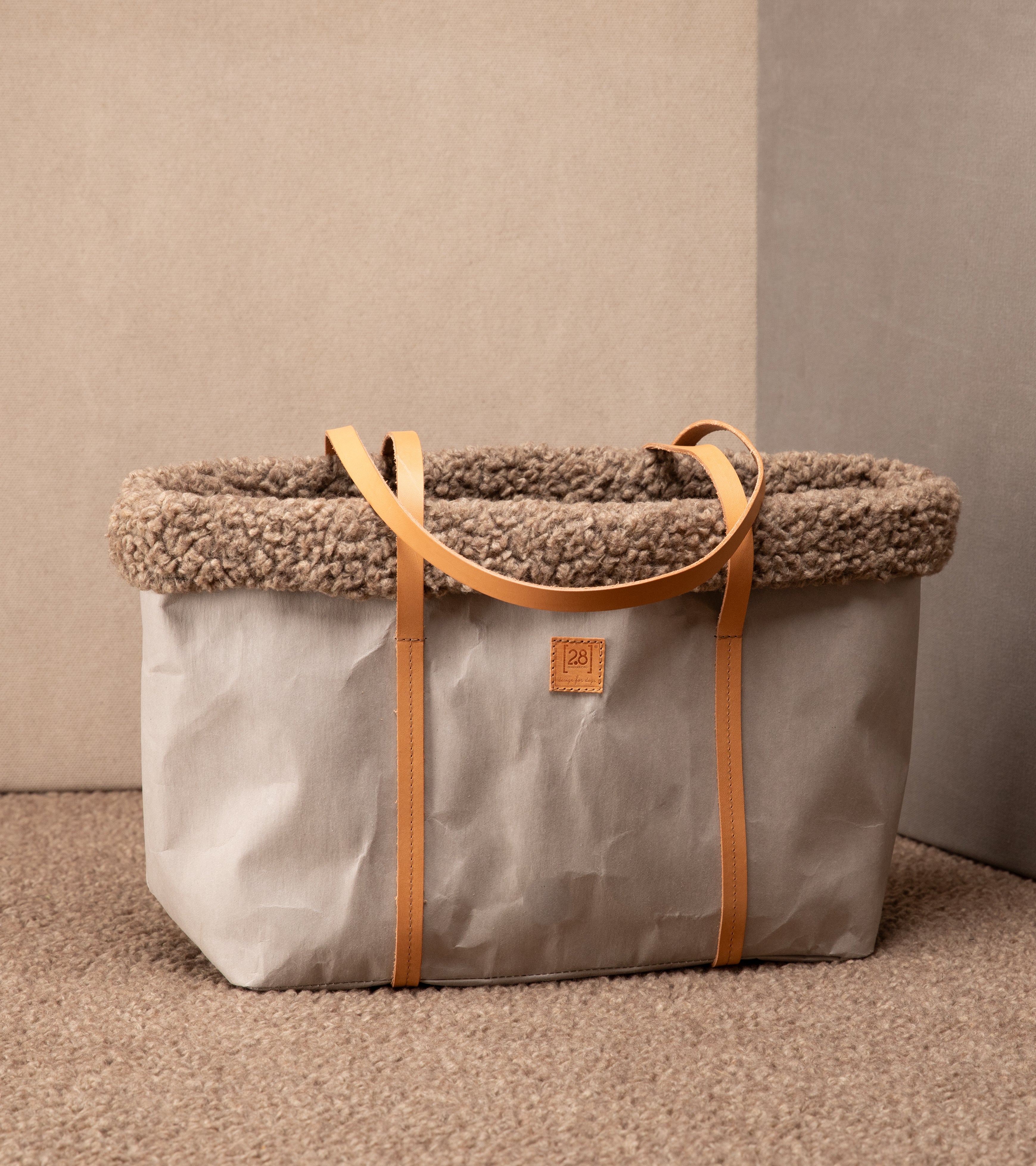 Annie - Borsa per cani in lana bouclé