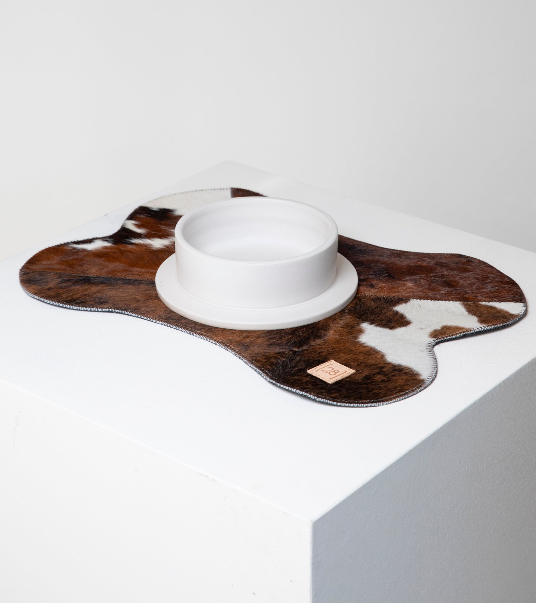 Bruce - Dog Placemat Cowhide