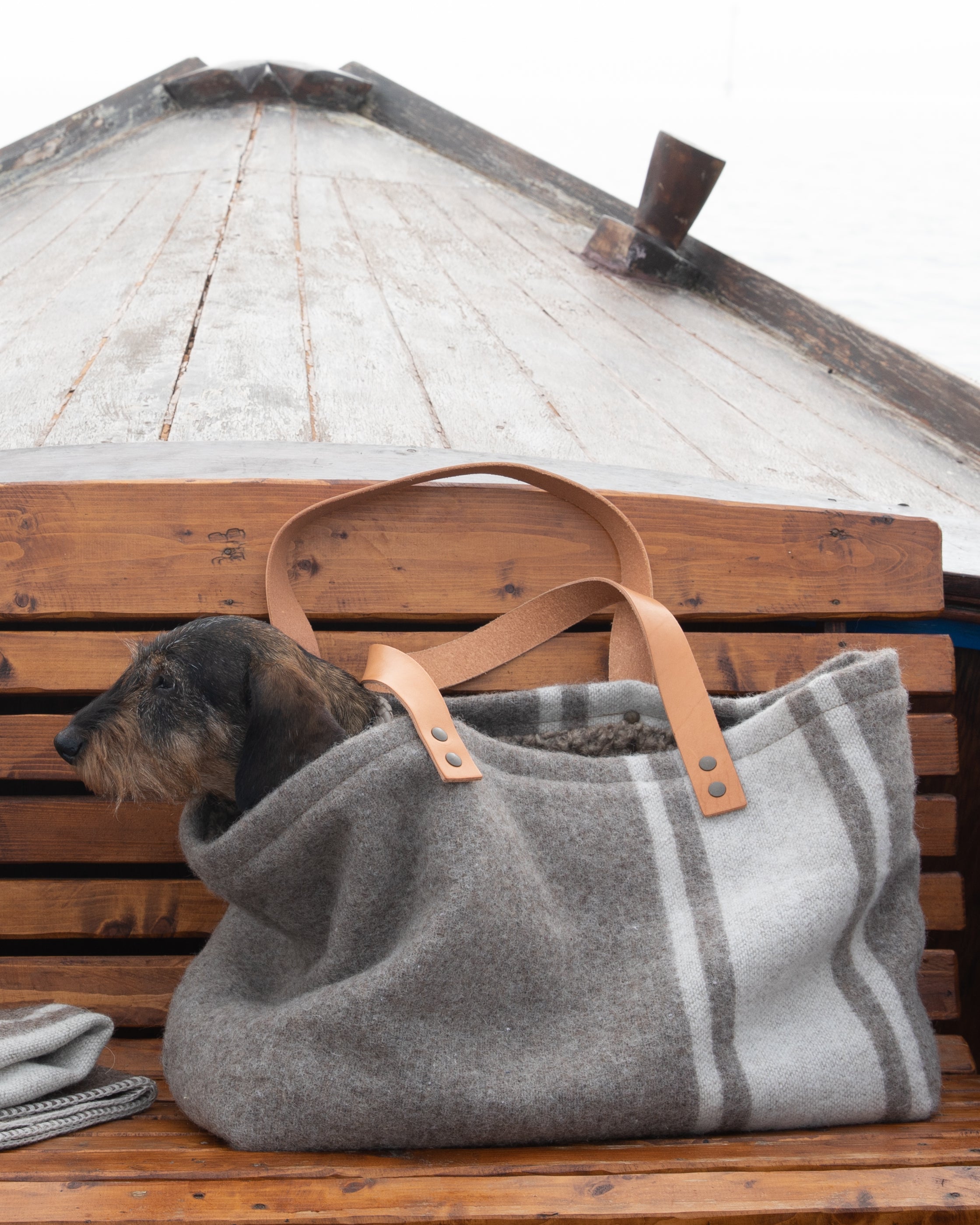 Inge - Borsa per cani in lana riciclata