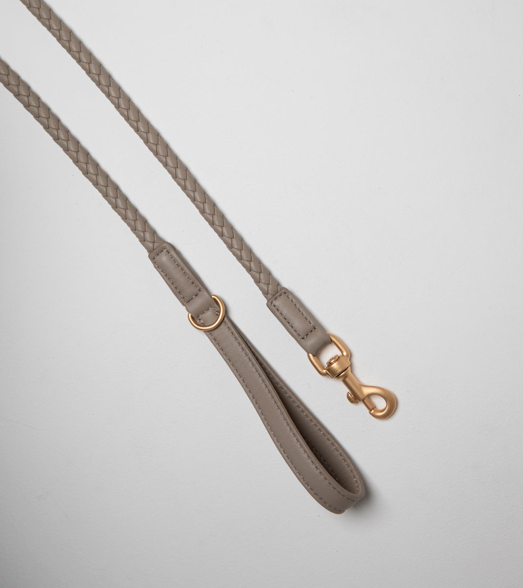 Ferdinando - Guinzaglio in pelle intrecciata