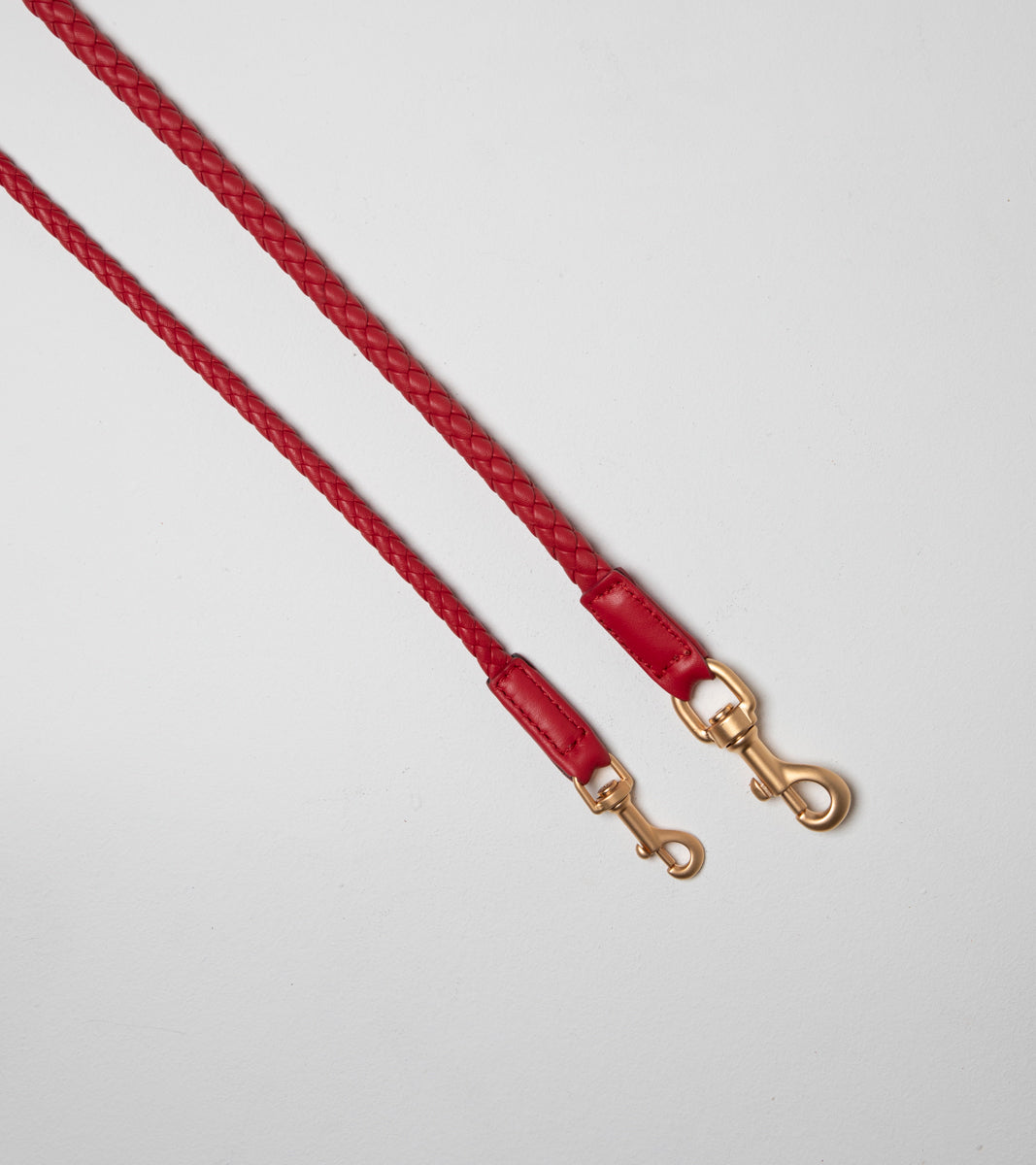 Ferdinando - Guinzaglio in pelle intrecciata