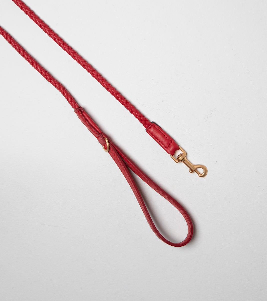 Ferdinando - Guinzaglio in pelle intrecciata