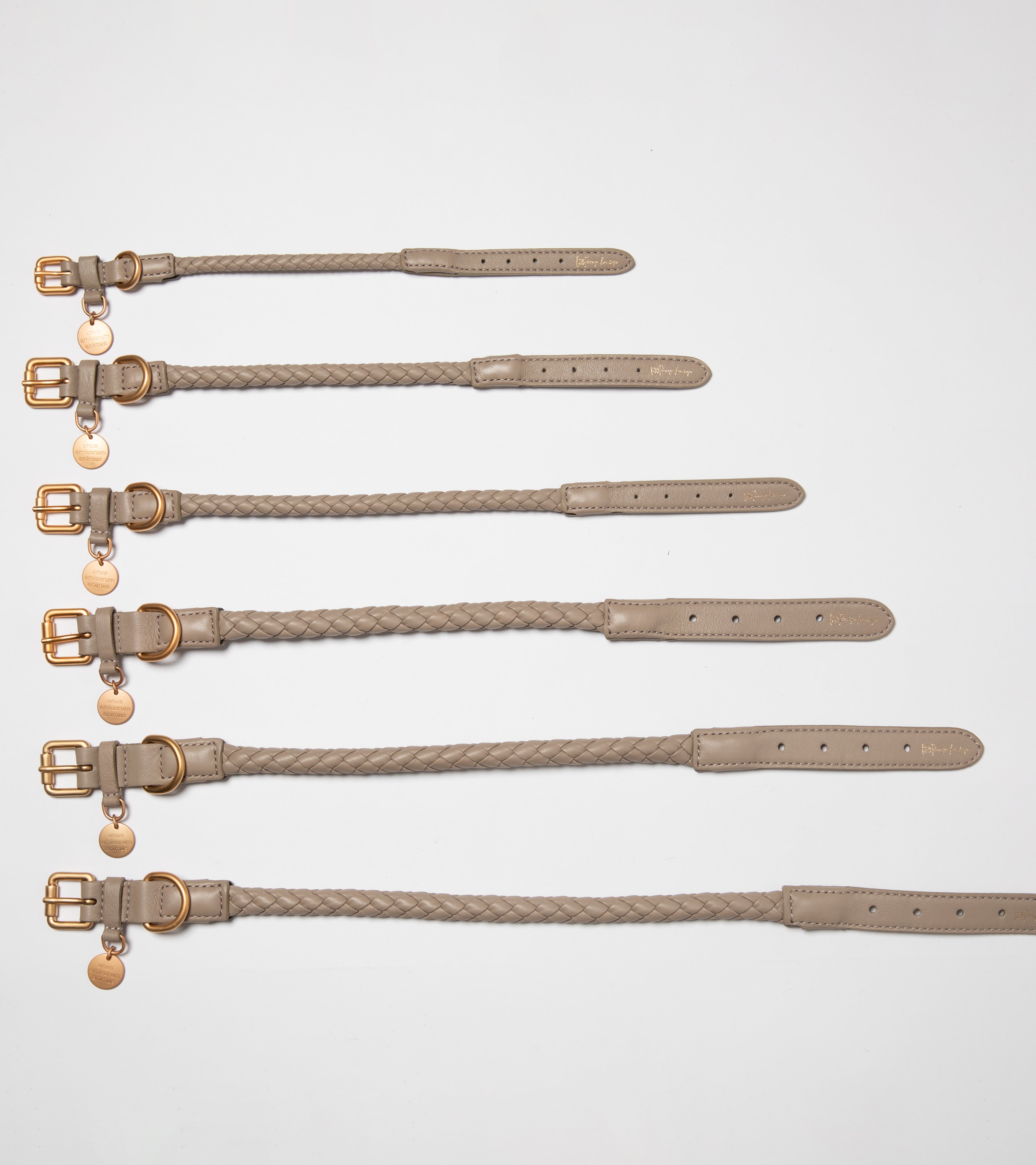 Ferdinando - Collare in pelle intrecciata