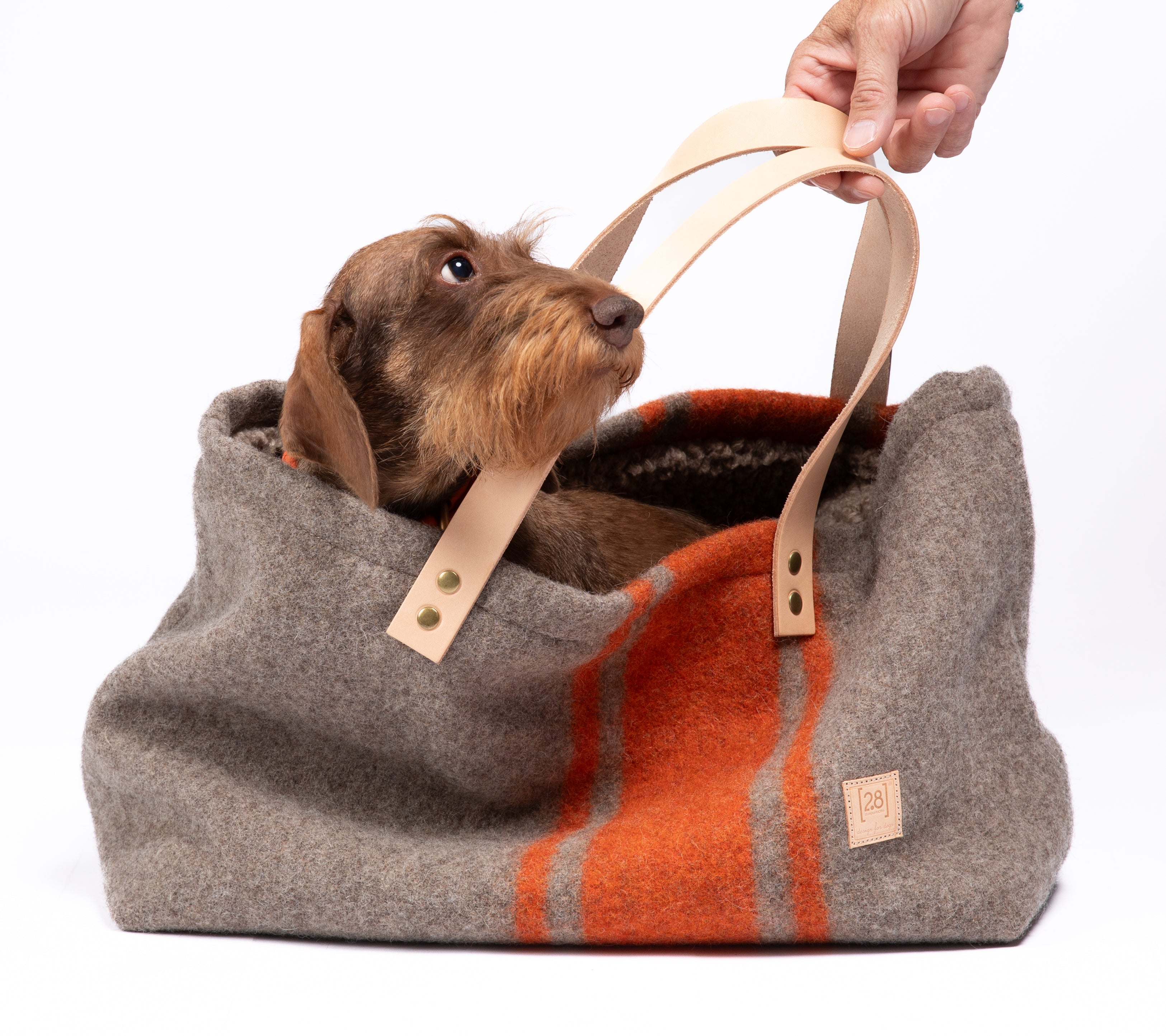 Inge - Borsa per cani in lana riciclata