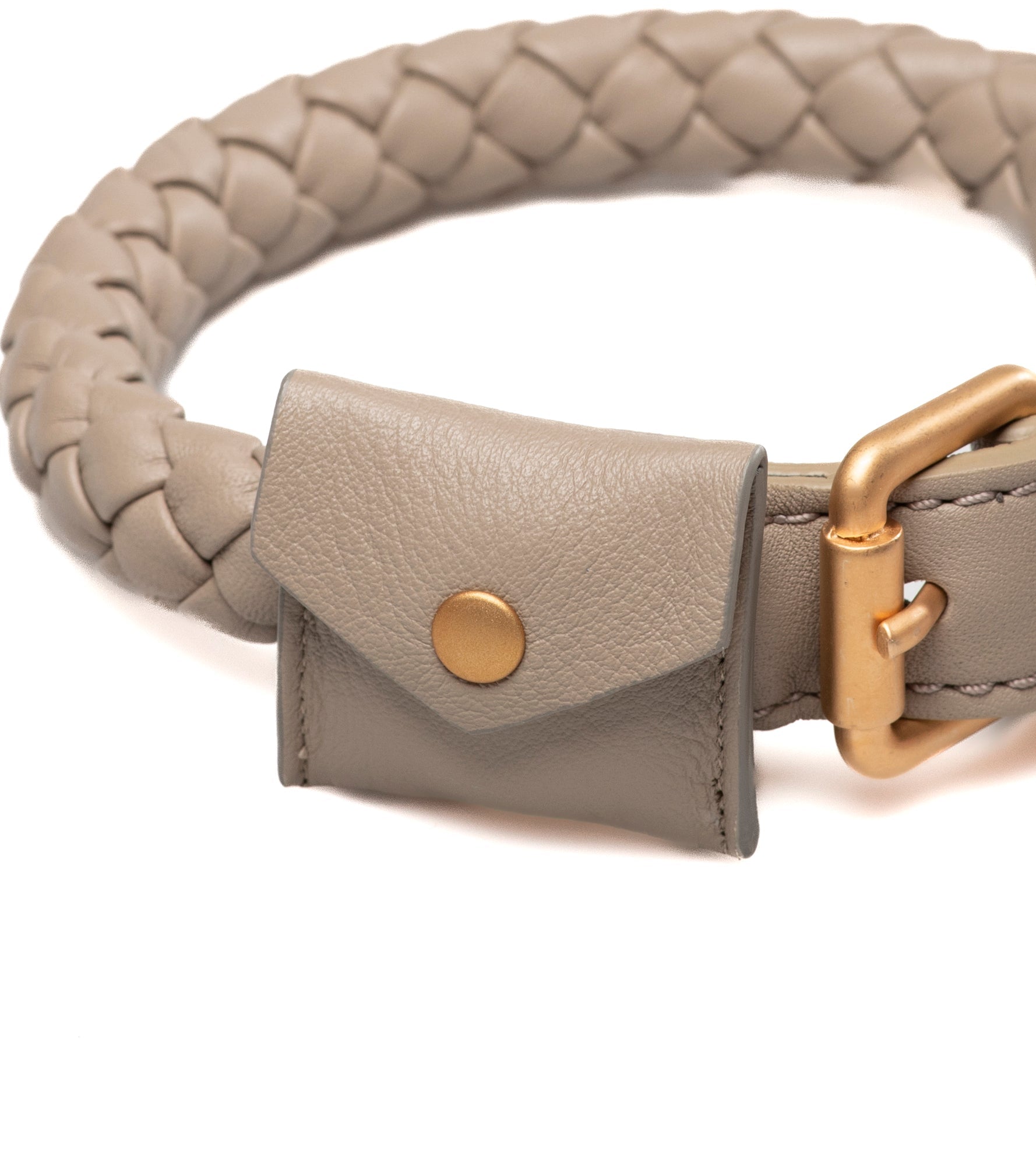 Ugo Airtag Holder Dog Collar Leather