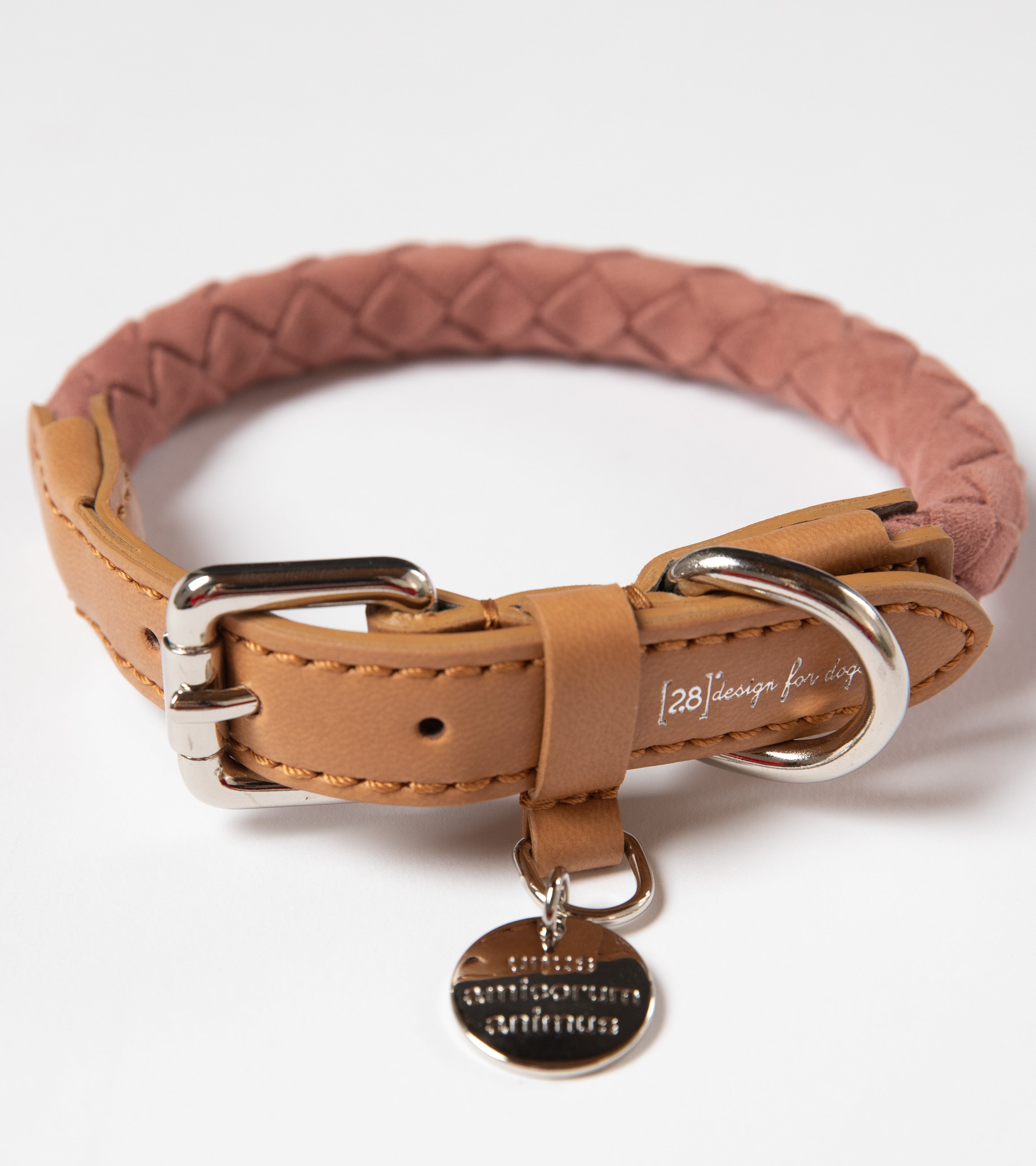 Ferdinando - Collar in Microfiber Pink&Blue