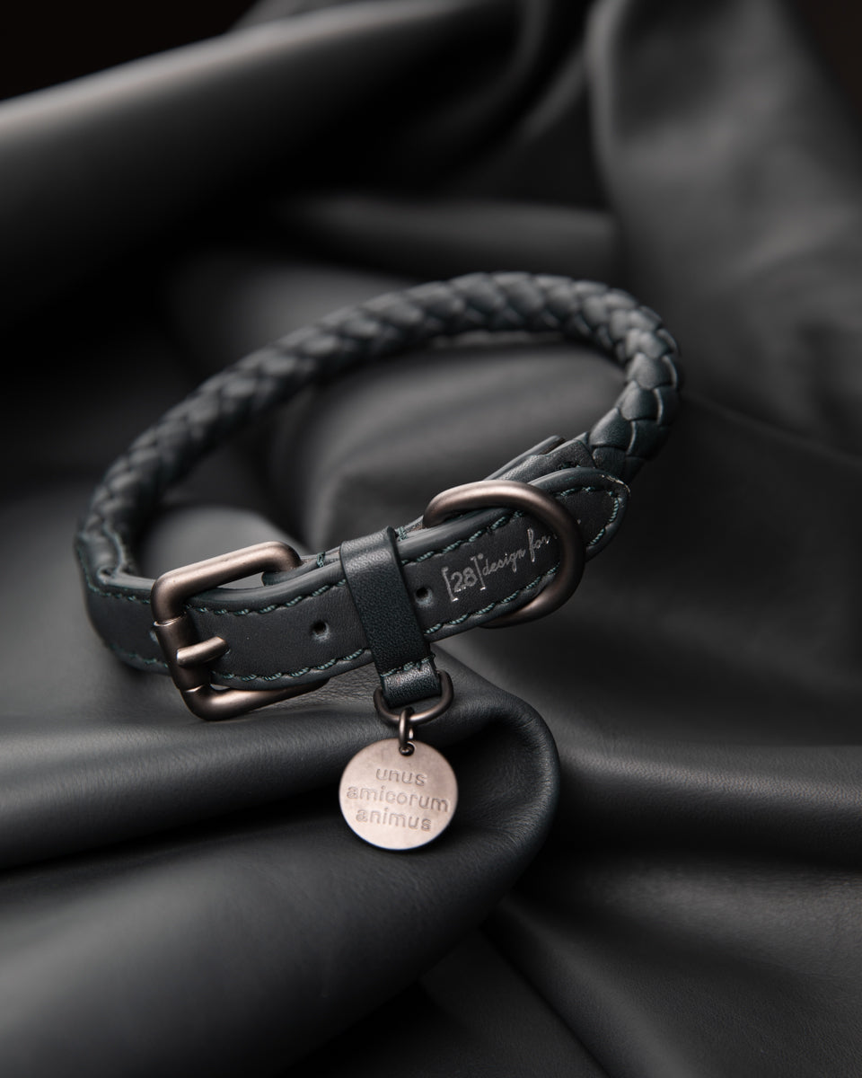 Ferdinando - Dark Hardware Braided Leather Collars