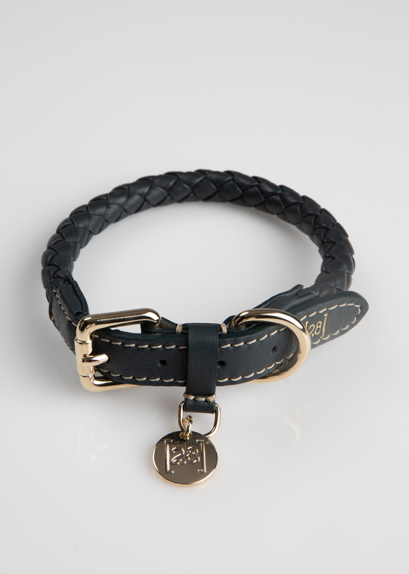 Ferdinando - Collare in pelle intrecciata