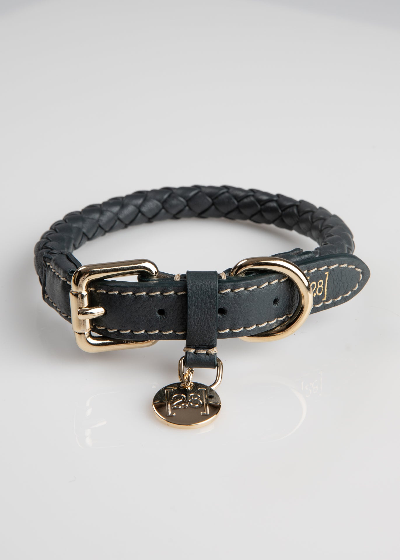 Ferdinando - Collare in pelle intrecciata