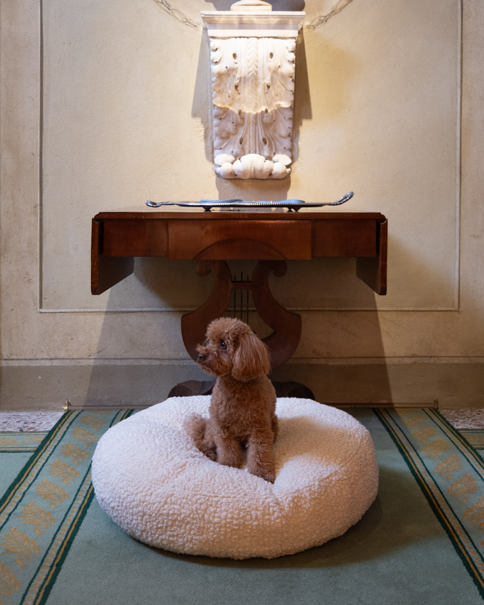 Fulvio – Cuscino per cani in lana Bouclé