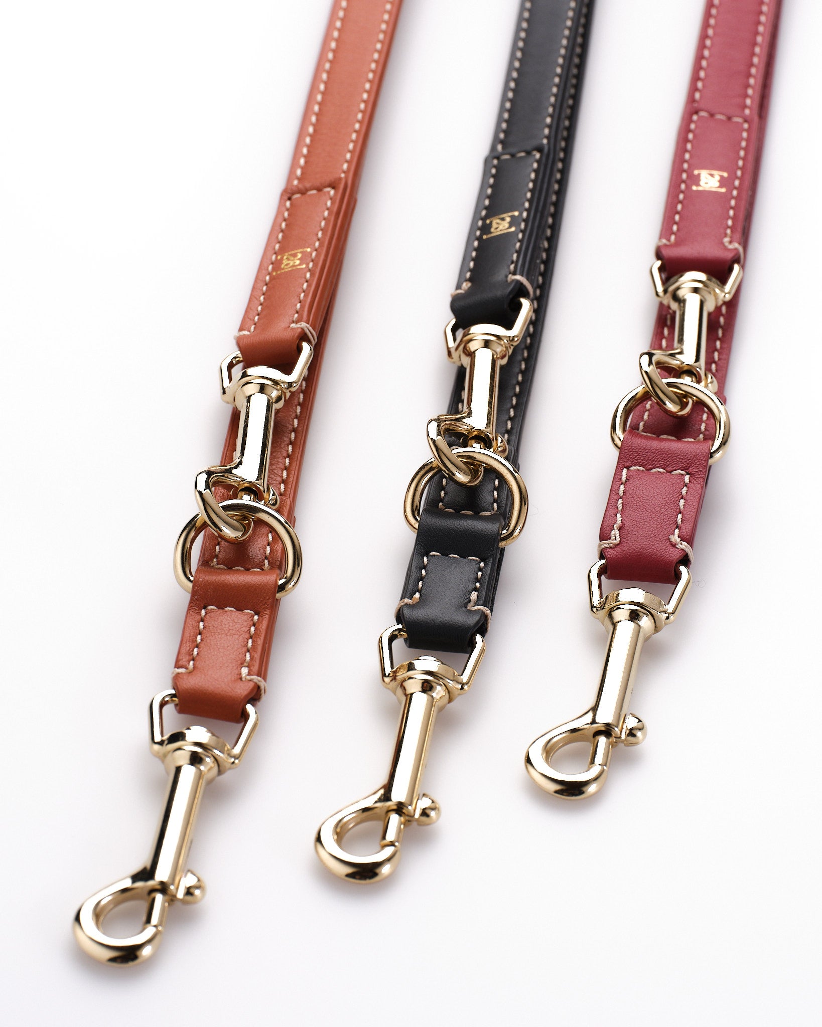 Adjustable Leather Dog Leash — Gabriele | Adjustable Length