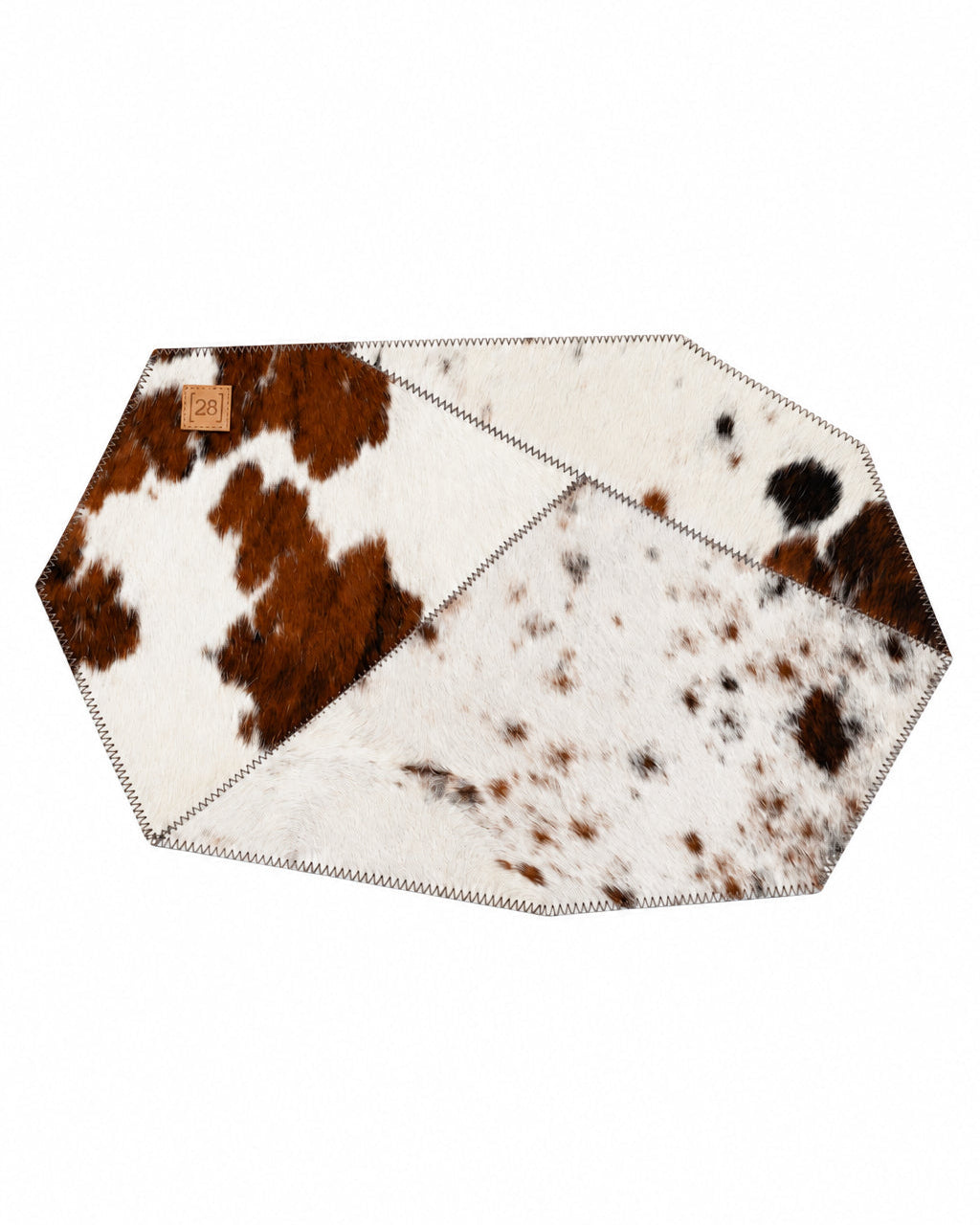 David - Set de table pour chien en cuir de vachette
