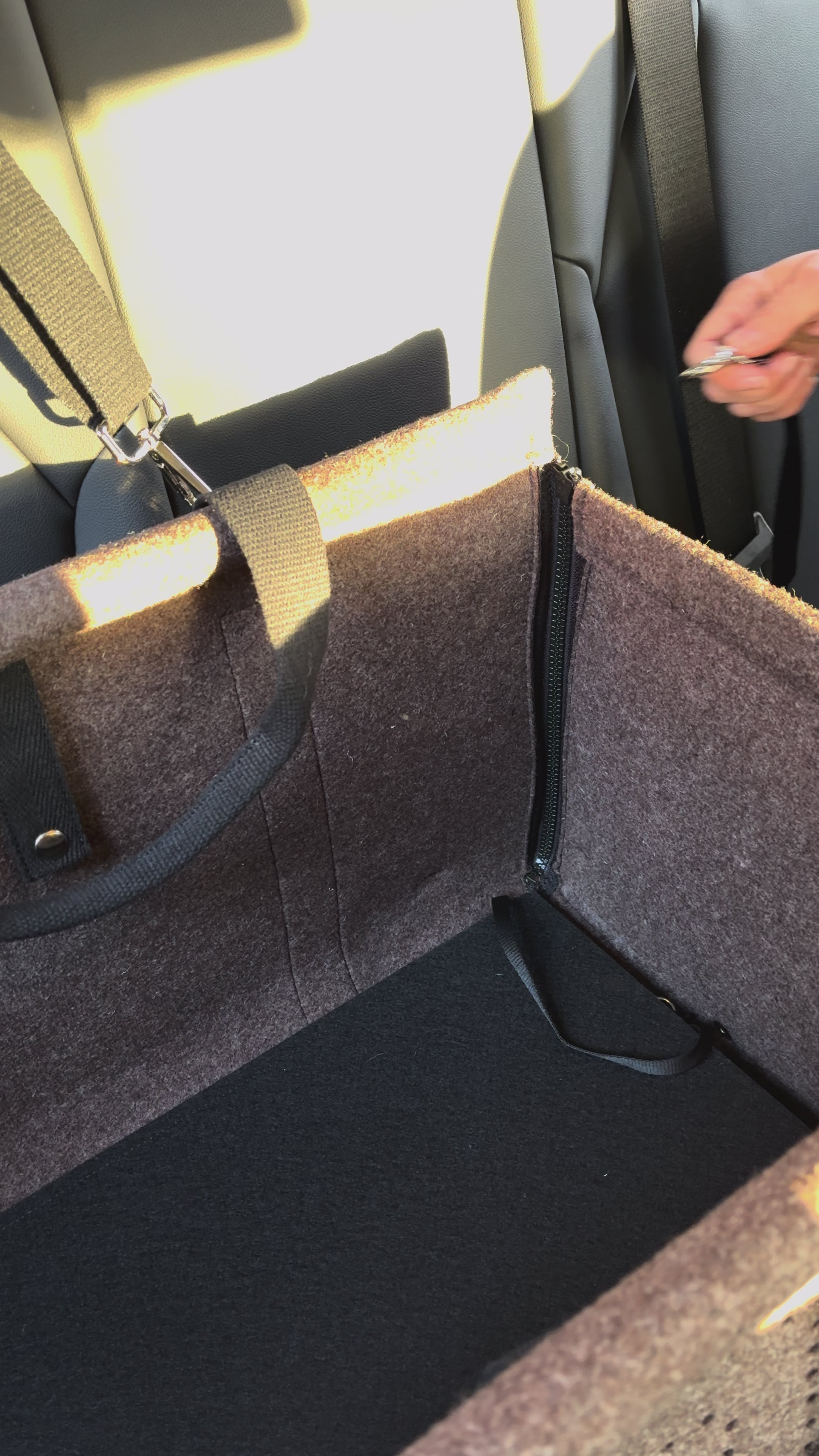 Foldable Dog Carrier Bag — Gianni | Nomad Style | Removable Lining