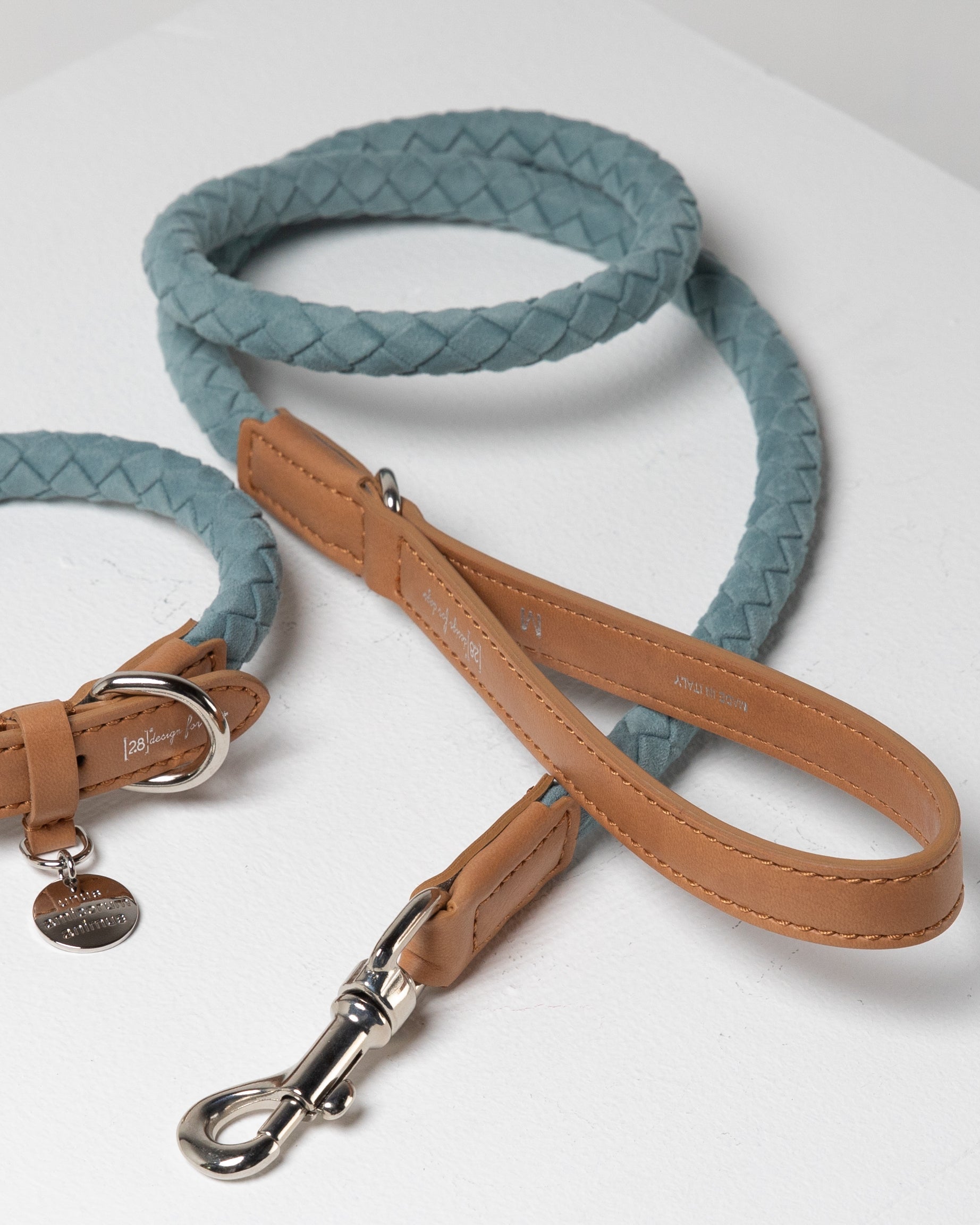 Ferdinando - Microfiber leash Pink & Blue